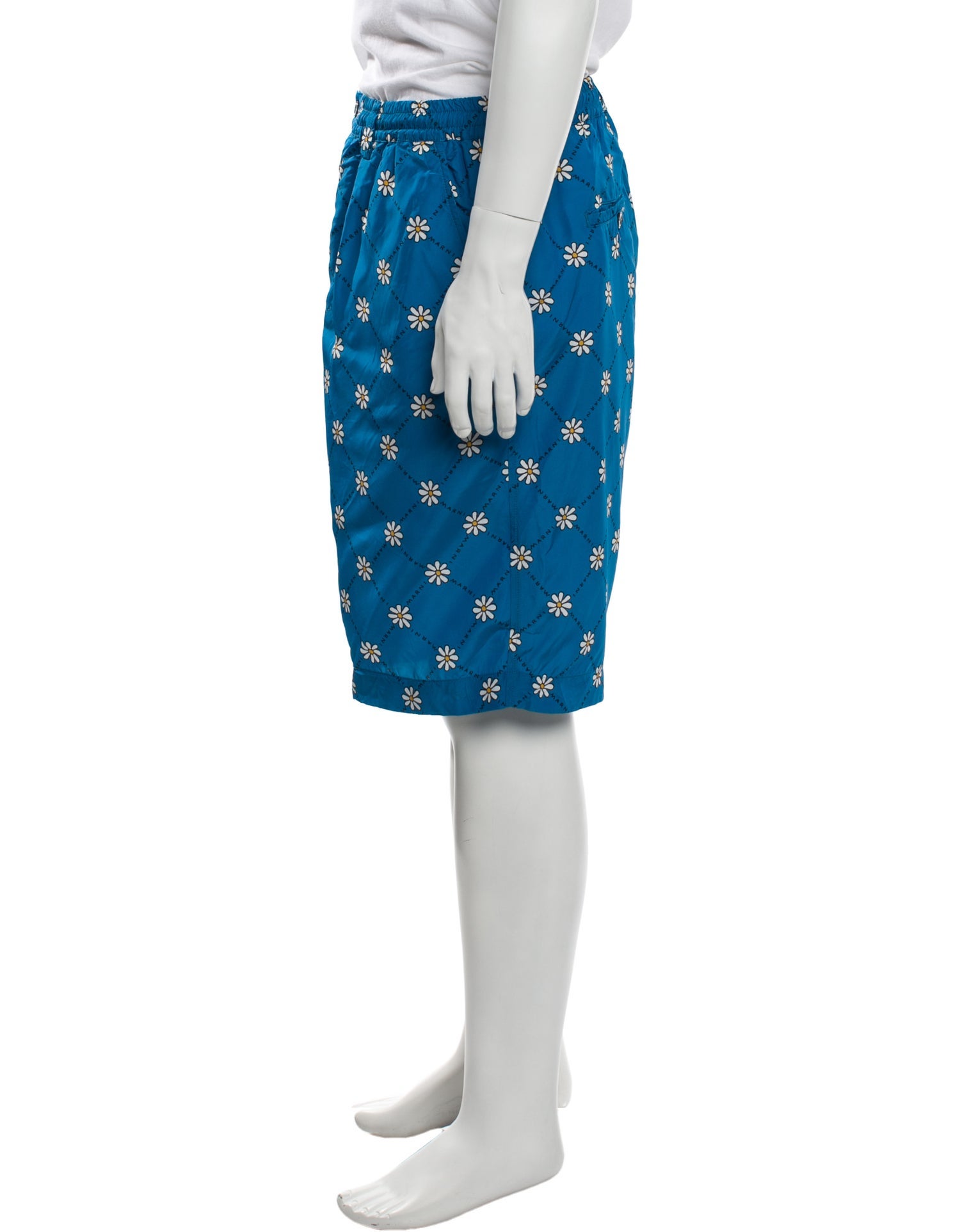 Marni Floral Print Jogger Shorts