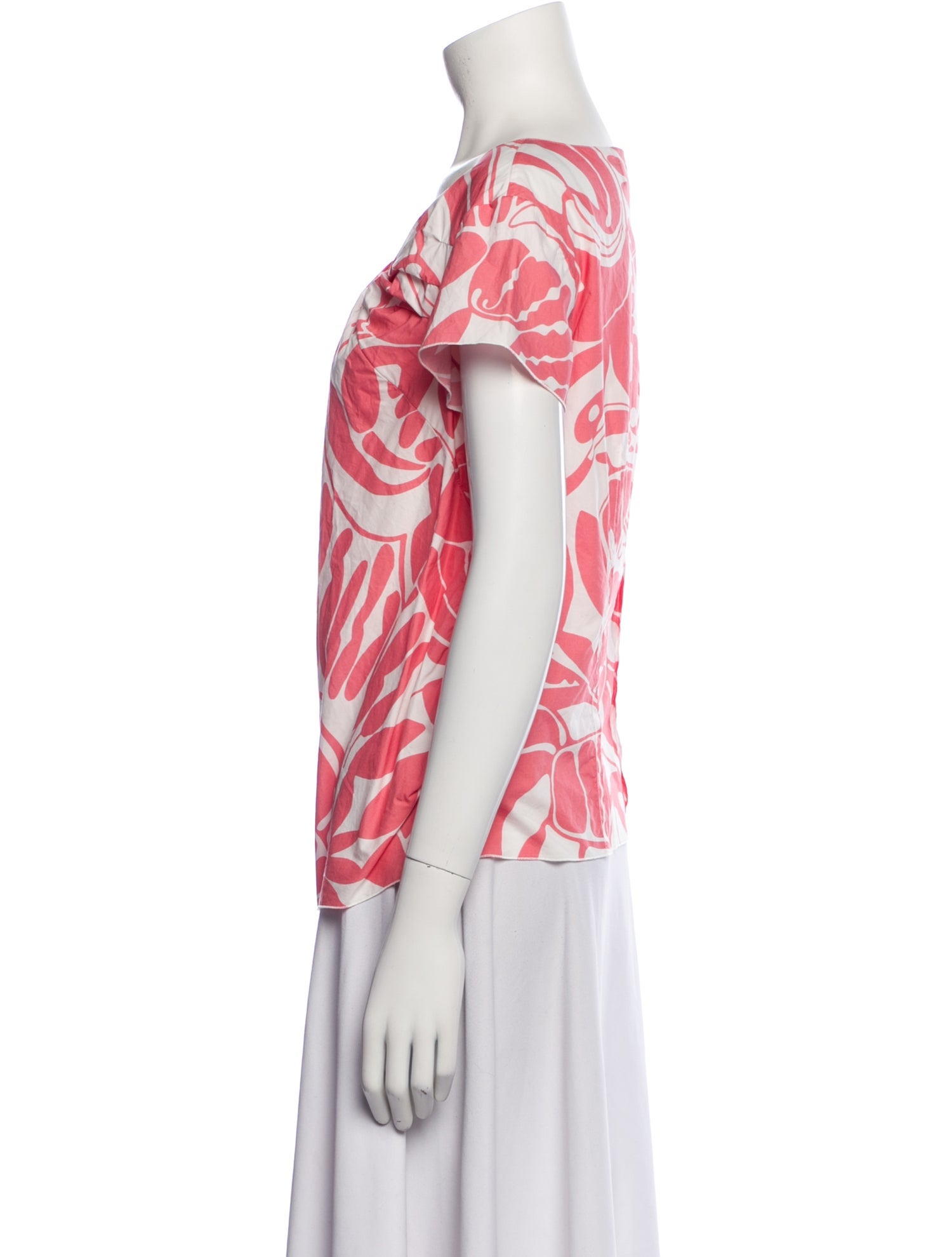 Marni Printed V-Neck Blouse