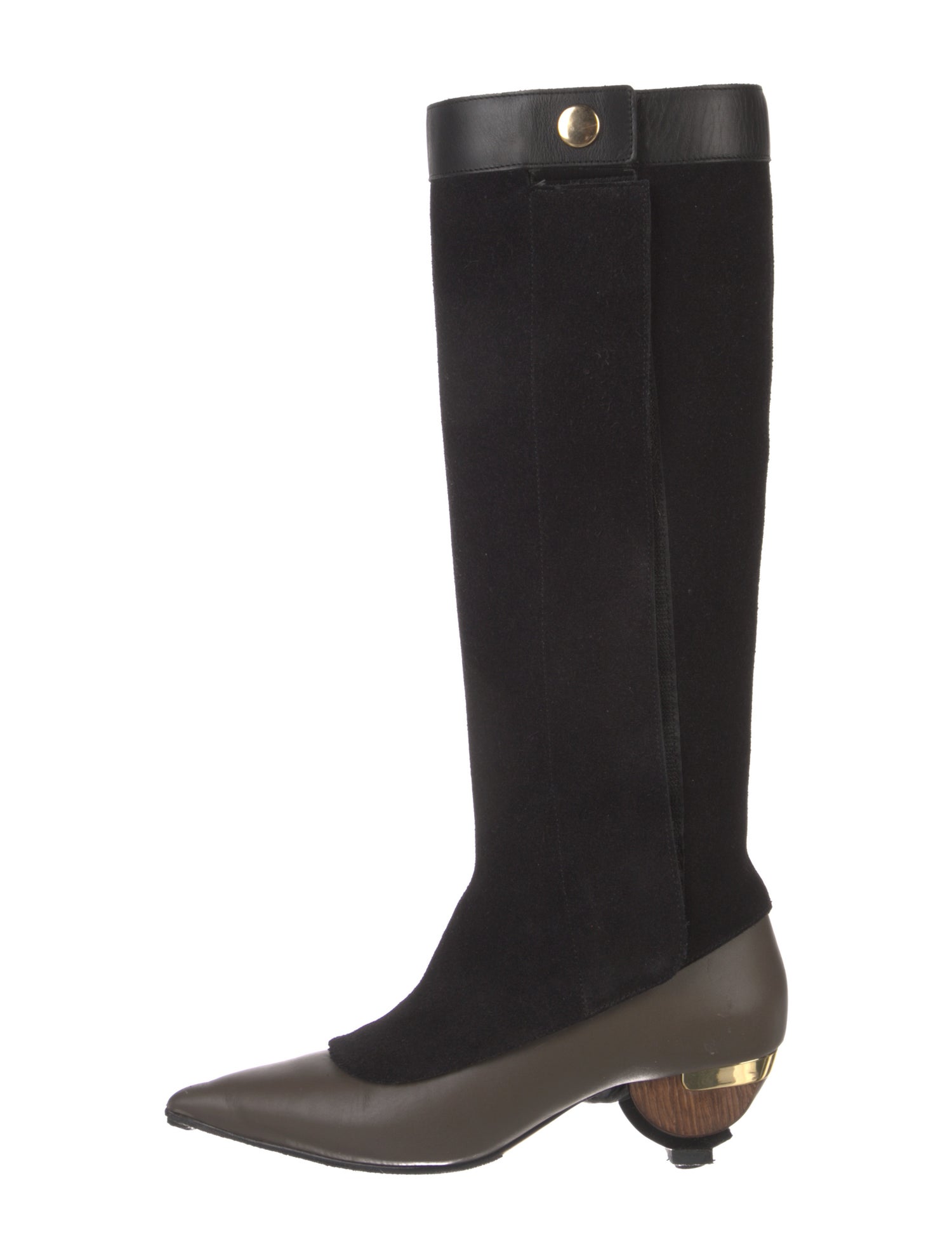 Marni Suede Riding Boots