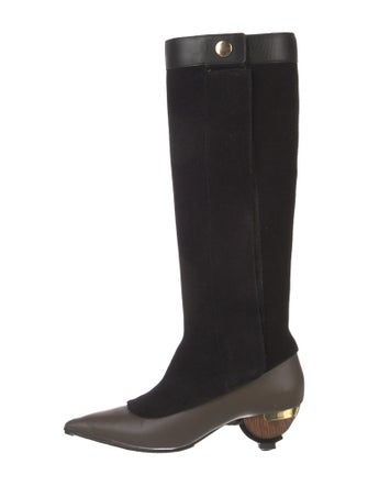 Marni Suede Riding Boots