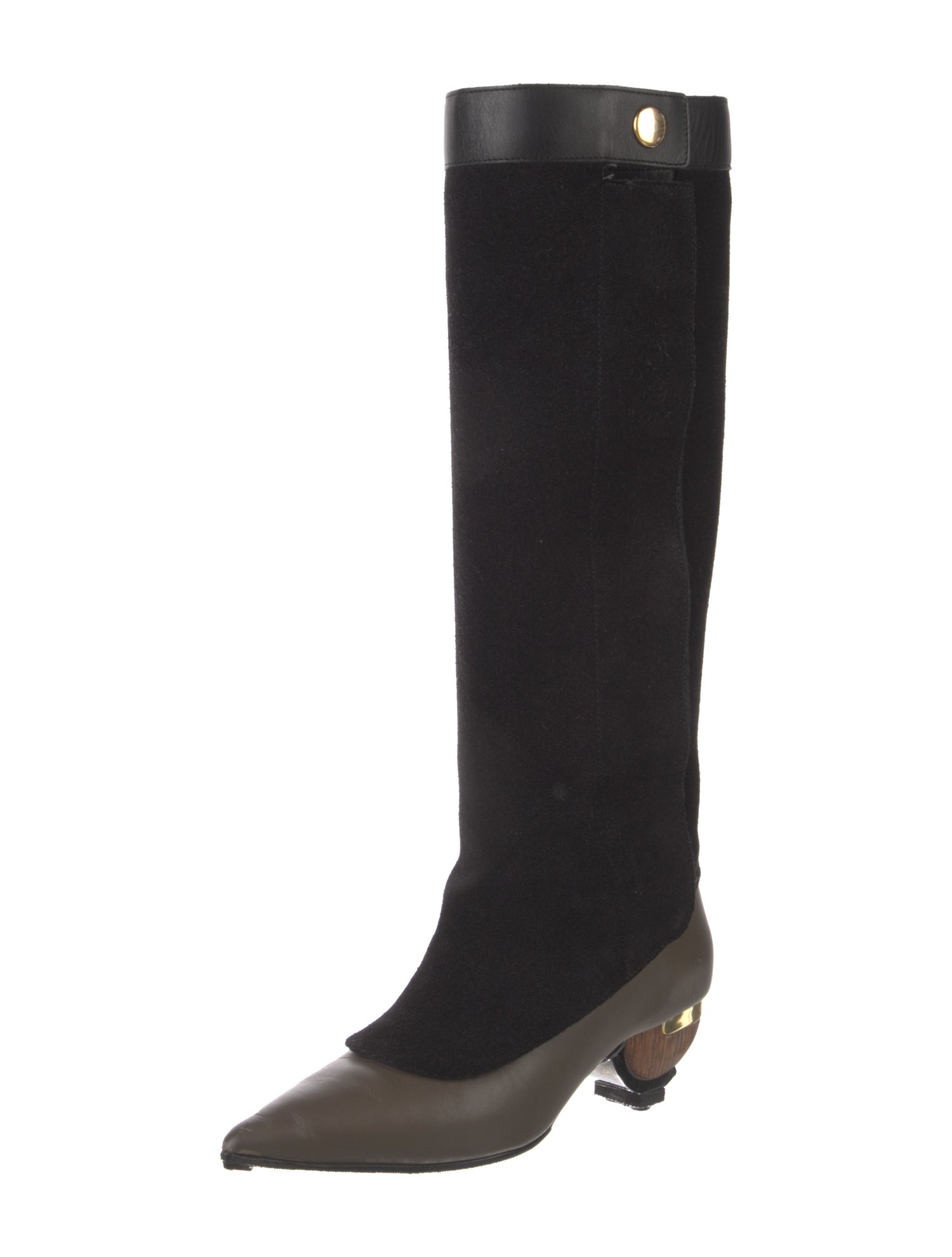 Marni Suede Riding Boots