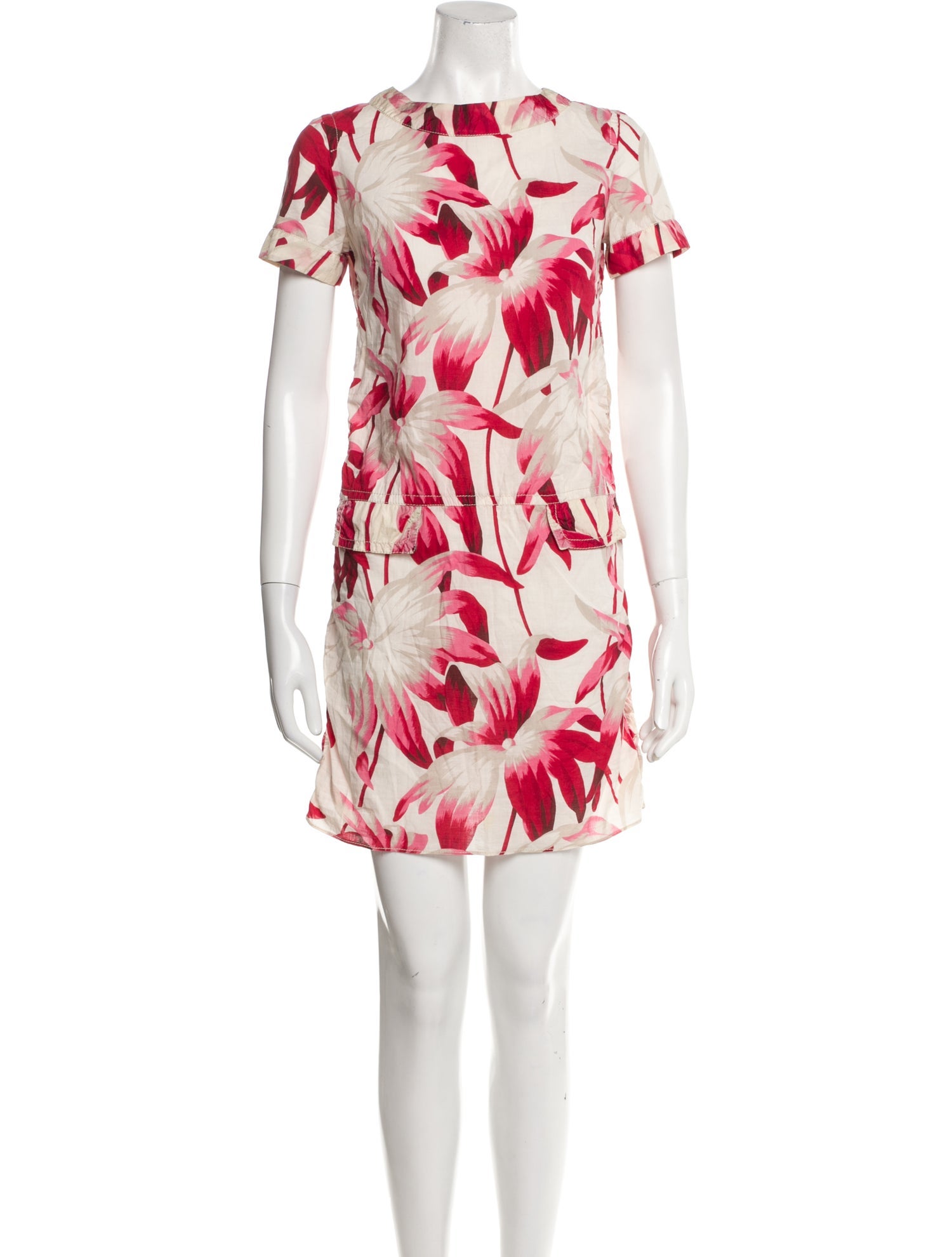 Marni Floral Print Mini Dress