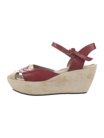 Marni Canvas Printed Sandals