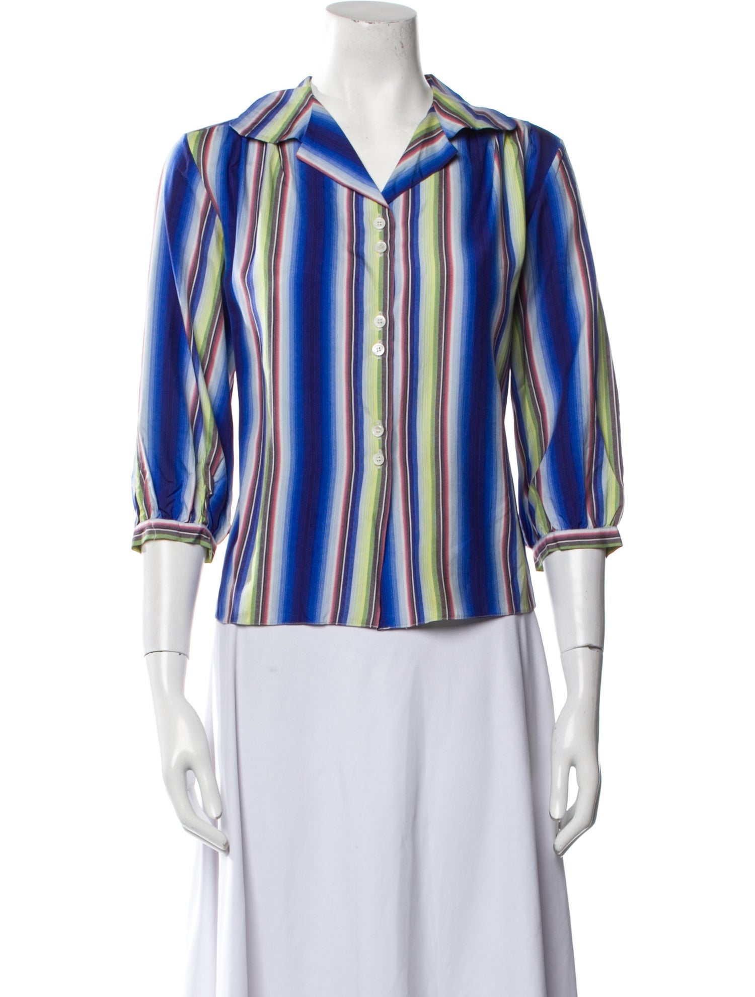 Marni Silk Striped Blouse