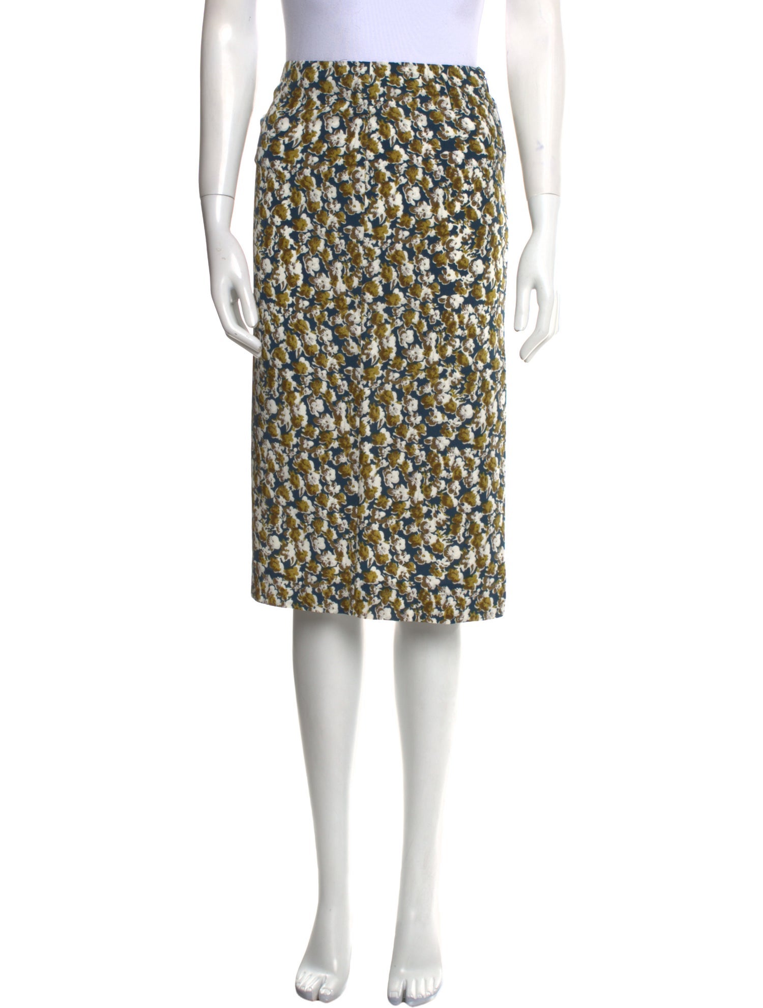 Marni Silk Knee-Length Skirt