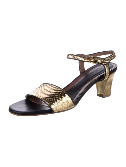 Marni Embossed Leather Sandals