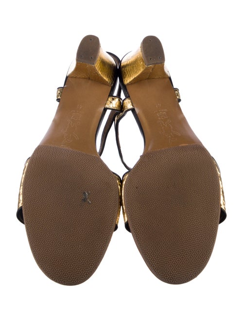 Marni Embossed Leather Sandals