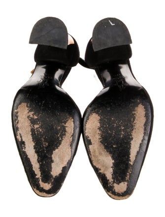 Marni Suede D'Orsay Pumps