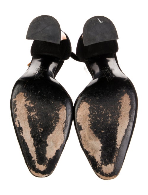 Marni Suede D'Orsay Pumps