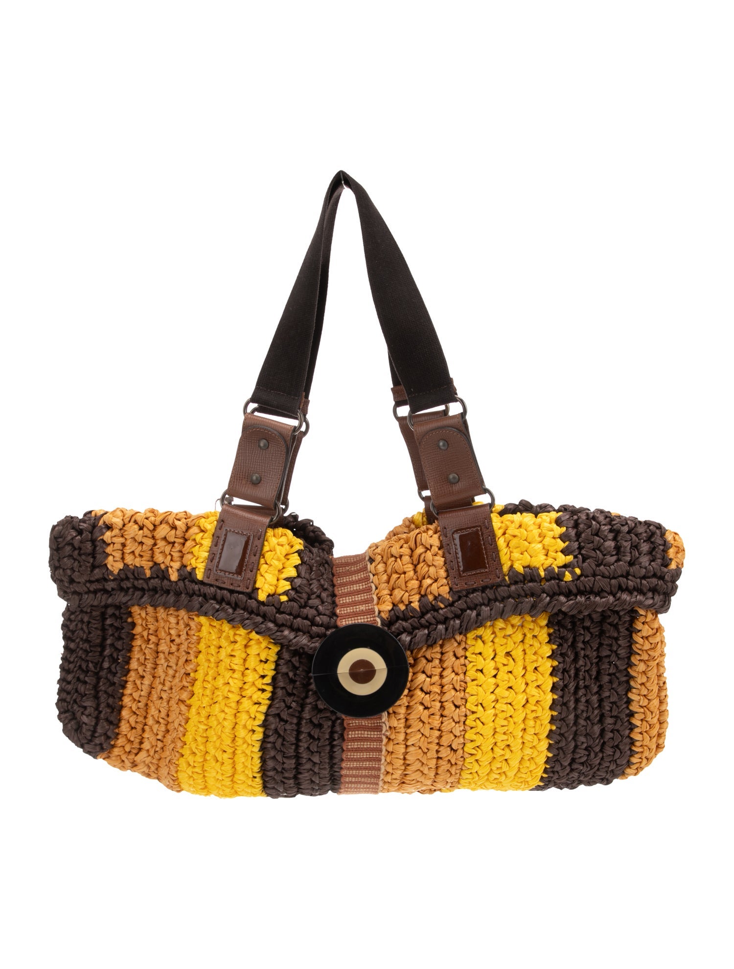 Marni Raffia Top Handle Bag