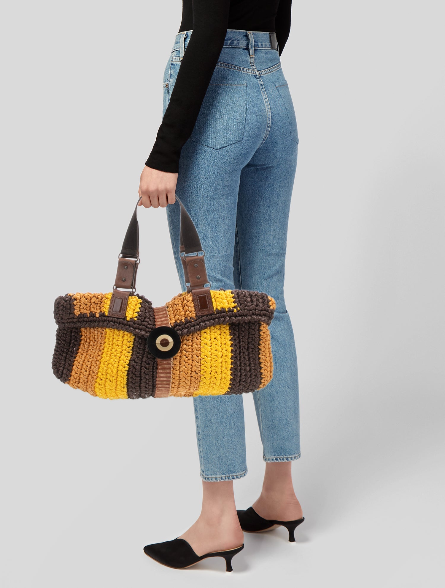 Marni Raffia Top Handle Bag