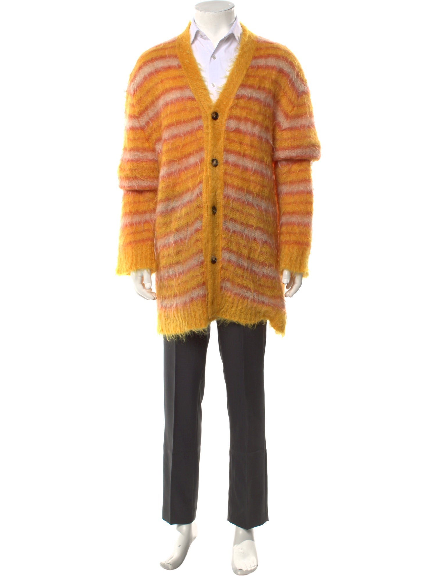 Marni Mohair V-Neck Cardigan