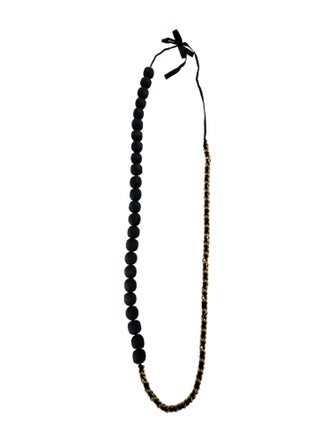 Marni Silk & Fabric Ball Chain Collar Necklace