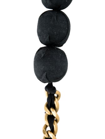 Marni Silk & Fabric Ball Chain Collar Necklace