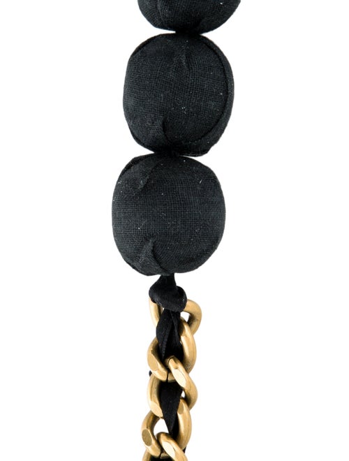 Marni Silk & Fabric Ball Chain Collar Necklace