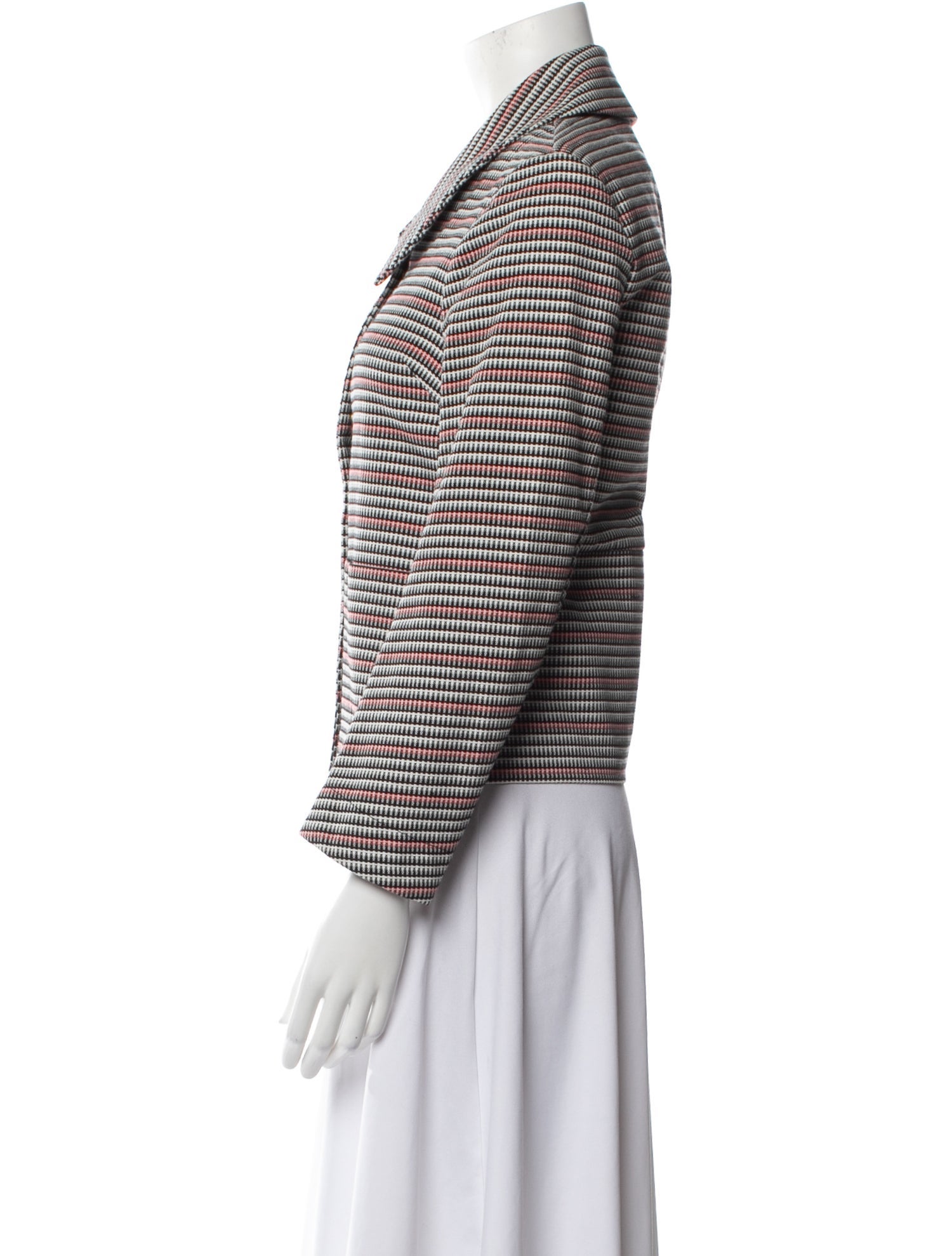 Marni Houndstooth Print Biker Jacket