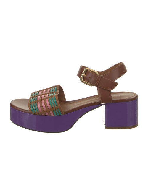 Marni Leather Printed Sandals