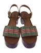 Marni Leather Printed Sandals