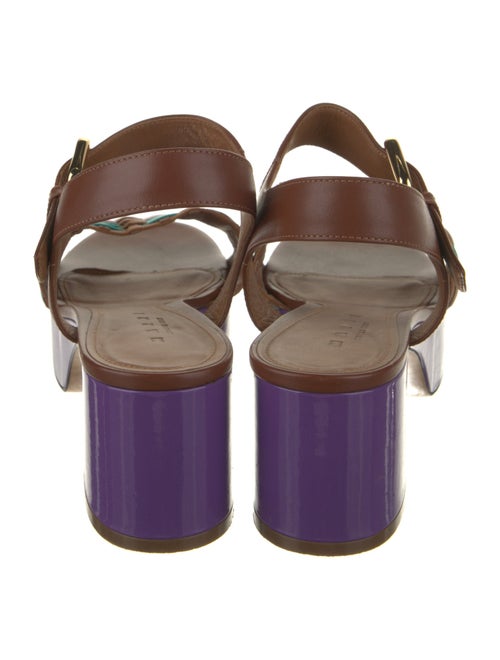 Marni Leather Printed Sandals