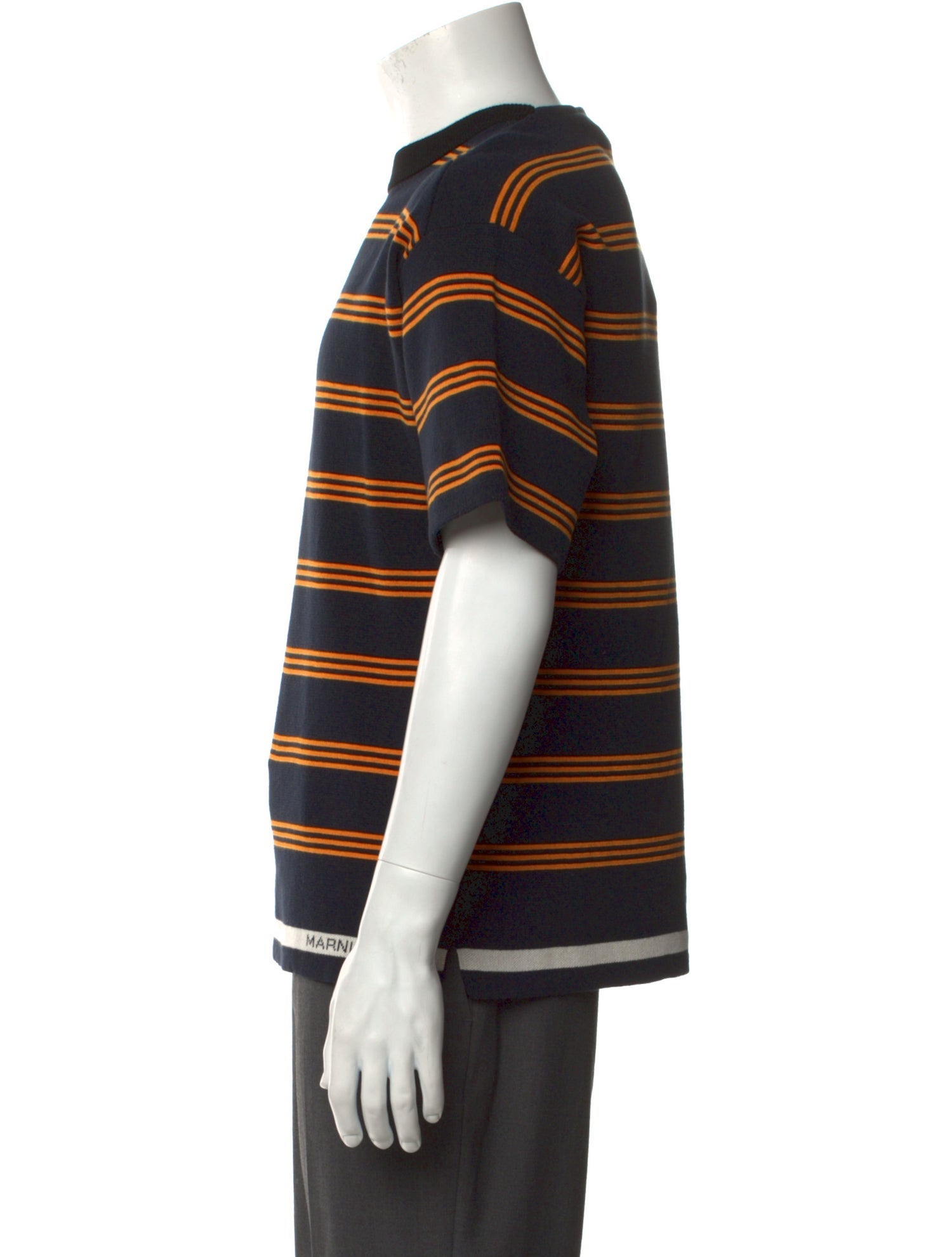 Marni Striped Crew Neck Pullover
