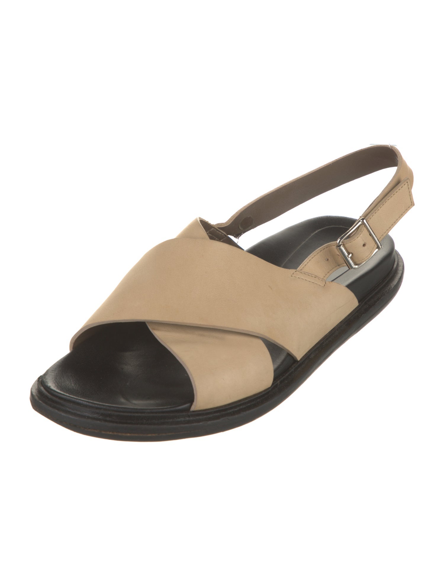 Marni Leather Slingback Sandals