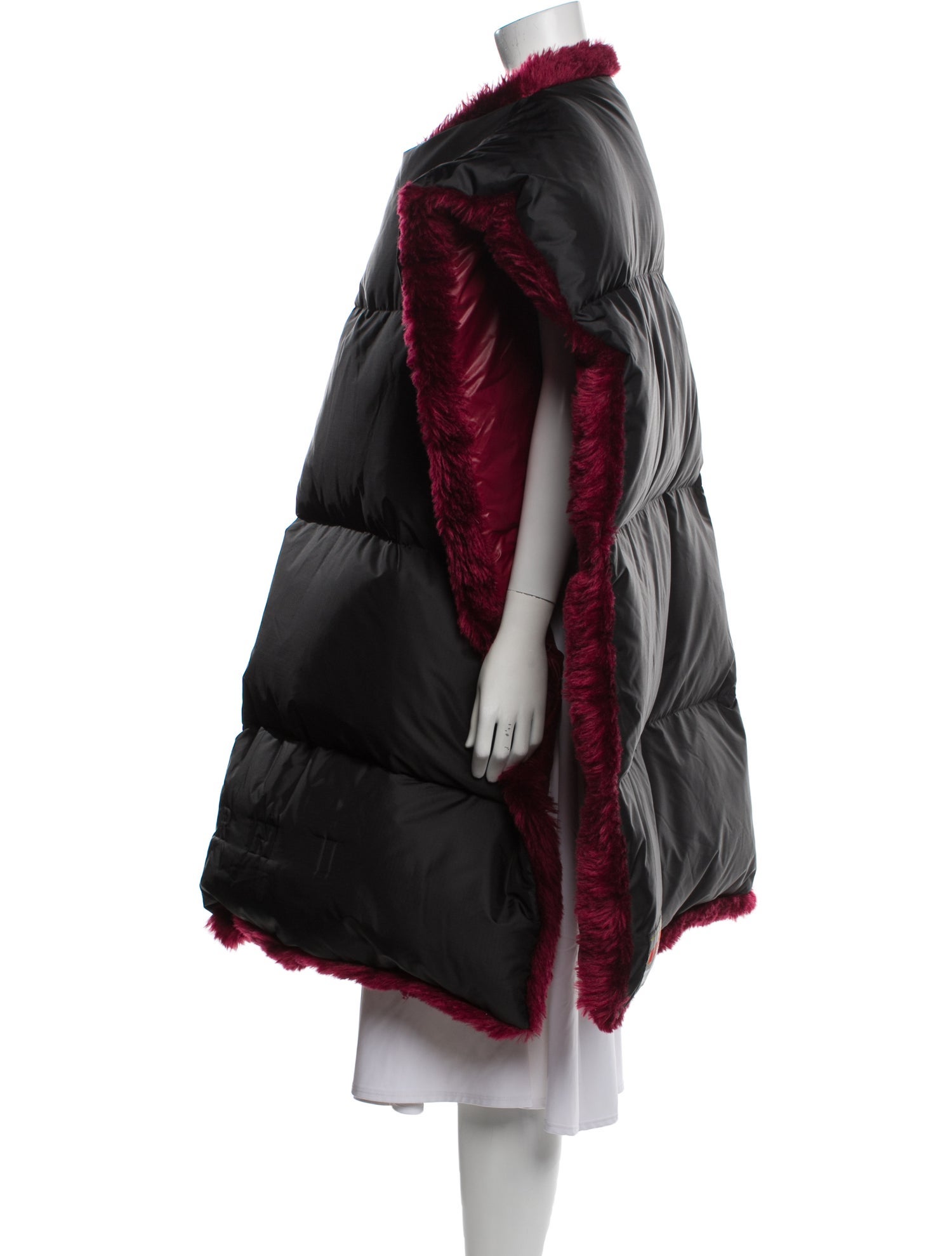 Marni Down Colorblock Pattern Down Coat