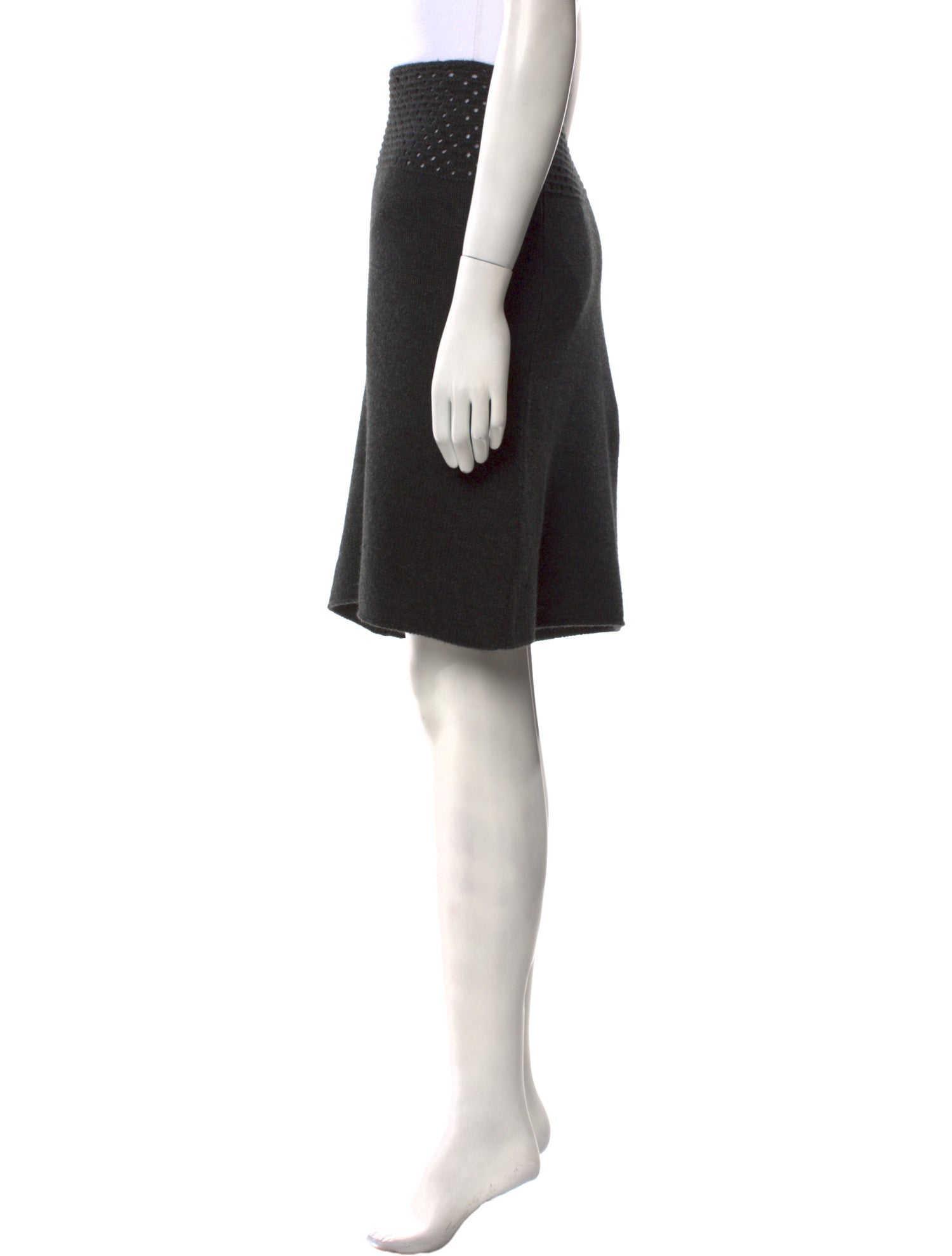 スカート Marni Black Wool Skirt Marni Tropical Wool Midi Skirt - Black | Garmentory