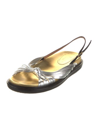 Marni Leather Slingback Sandals