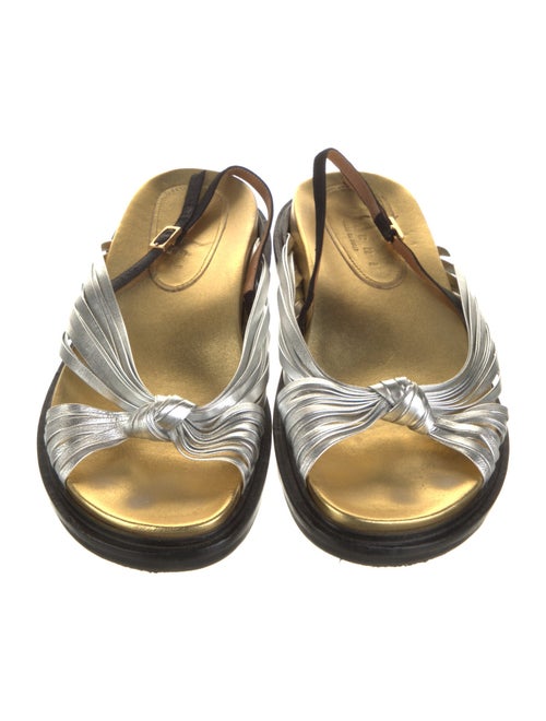 Marni Leather Slingback Sandals