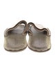 Marni Embossed Leather Animal Print Slides