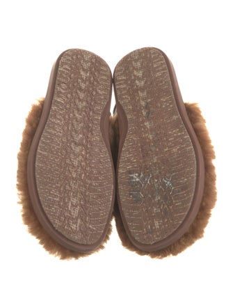 Marni Shearling Slingback Flats