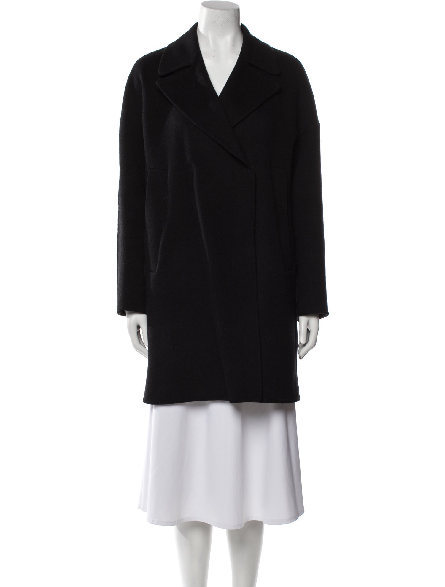 Marni Virgin Wool Faux Fur Coat