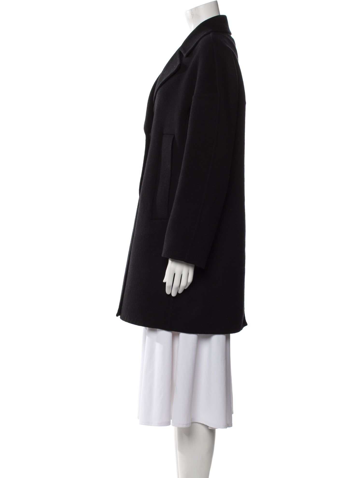 Marni Virgin Wool Faux Fur Coat