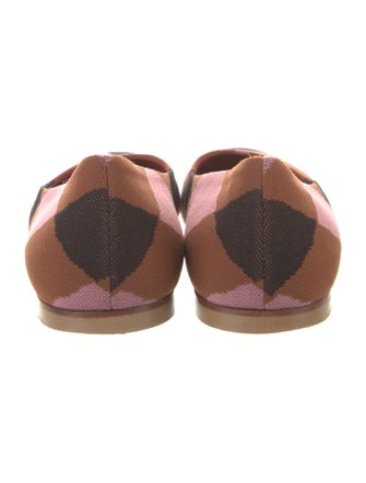 Marni Plaid Print Flats