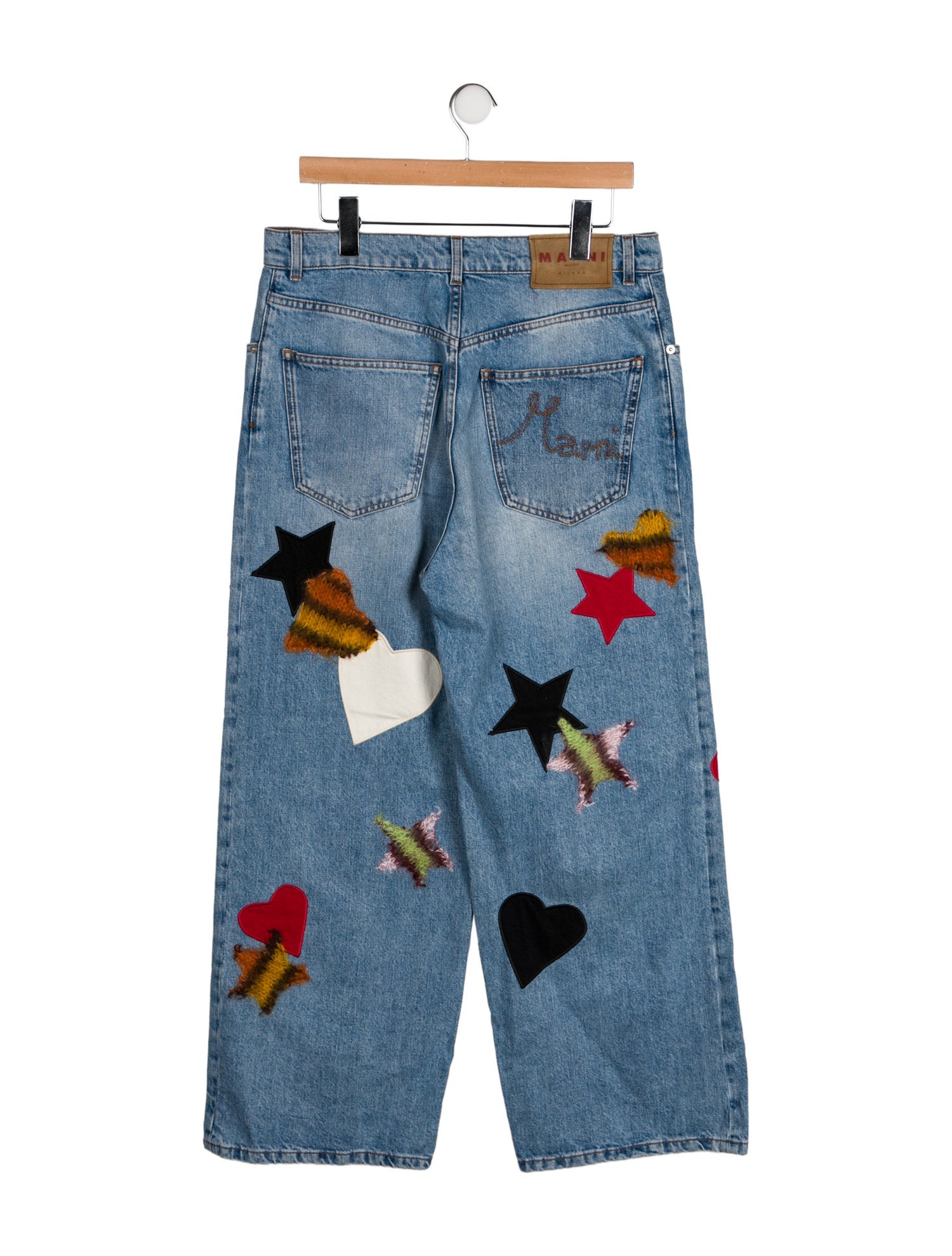 Marni High-Rise Wide Leg Jeans