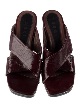 Marni Patent Leather Slides