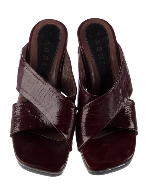 Marni Patent Leather Slides