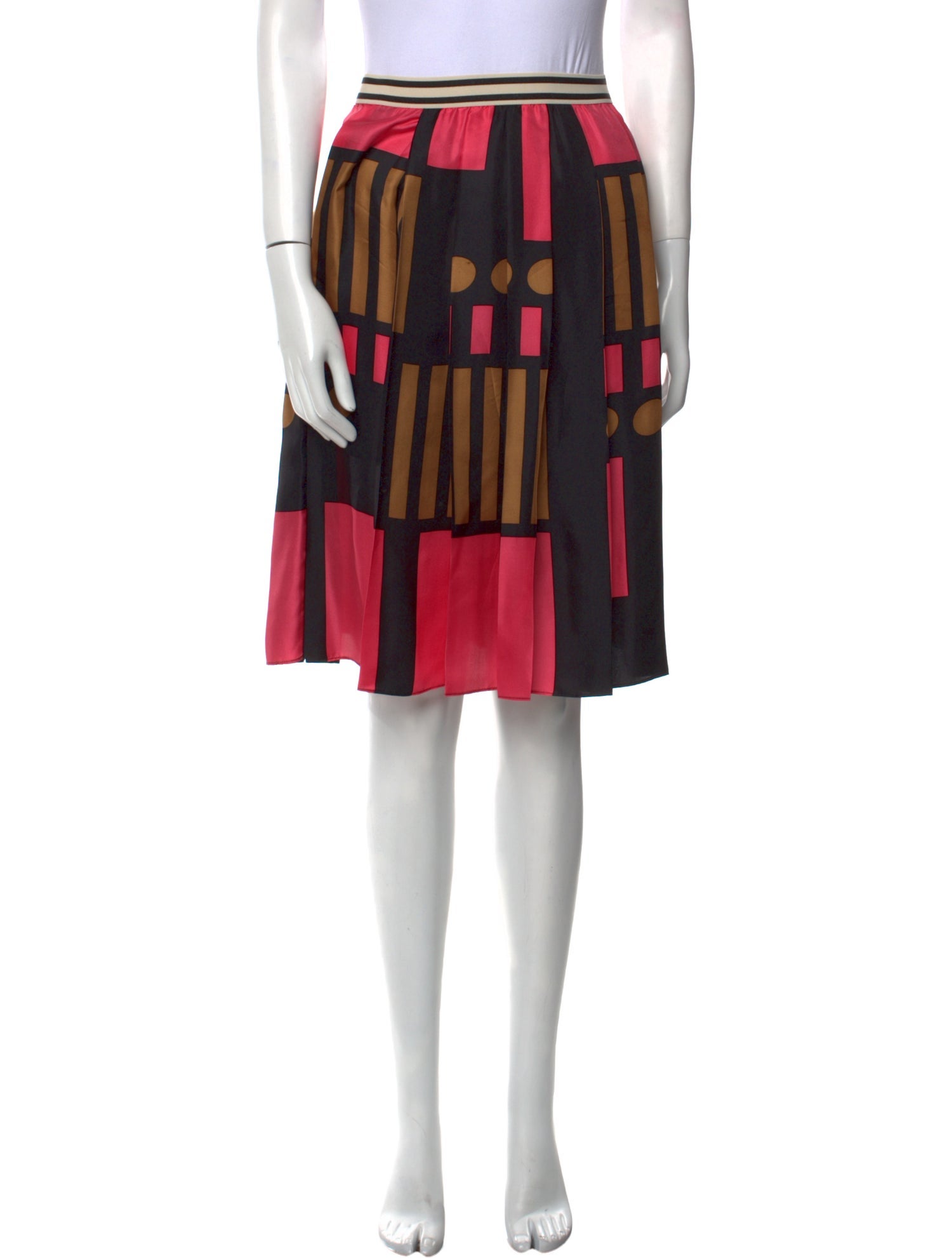 Marni Silk Knee-Length Skirt