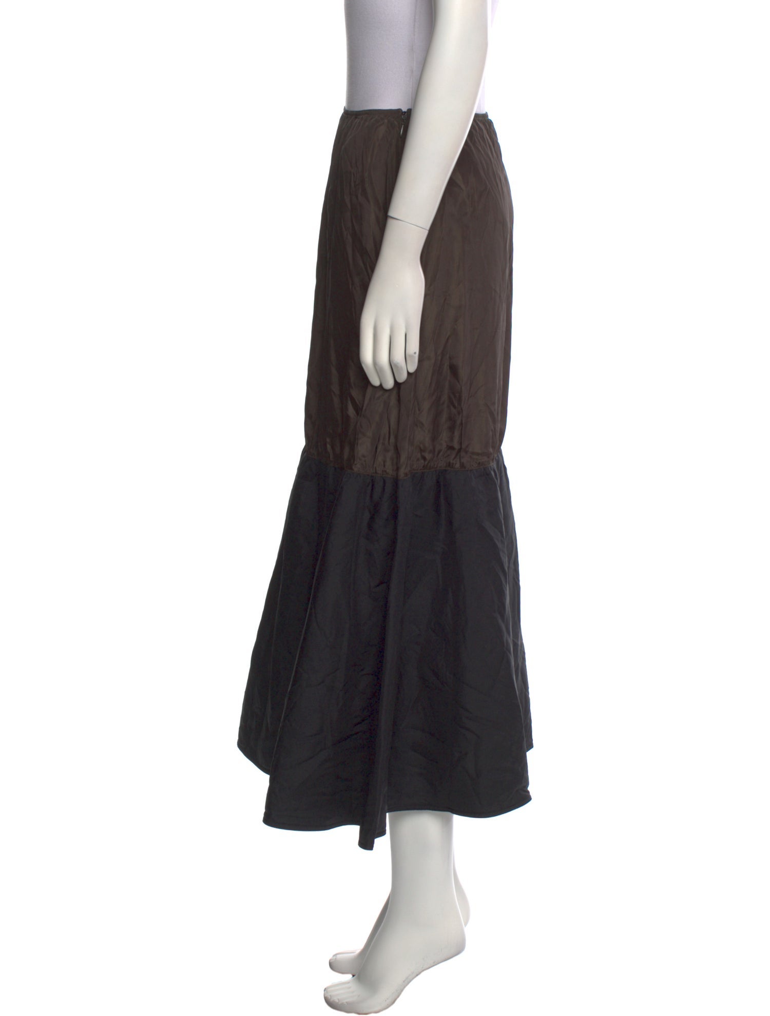 Marni Silk Midi Length Skirt