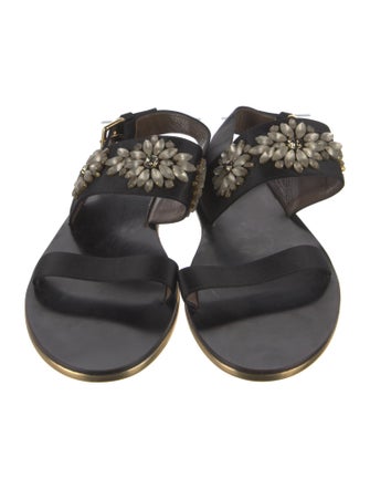 Marni Satin Slingback Sandals