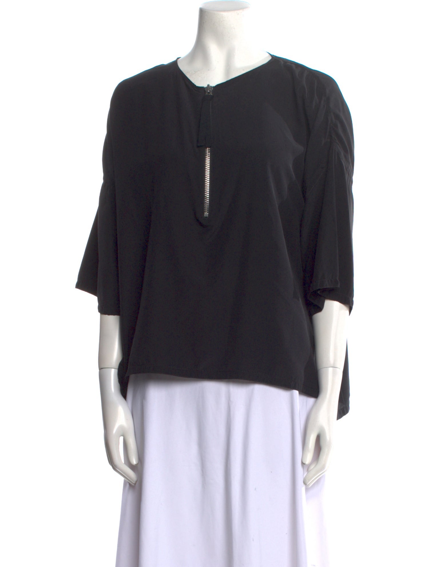 Marni Silk V-Neck Blouse