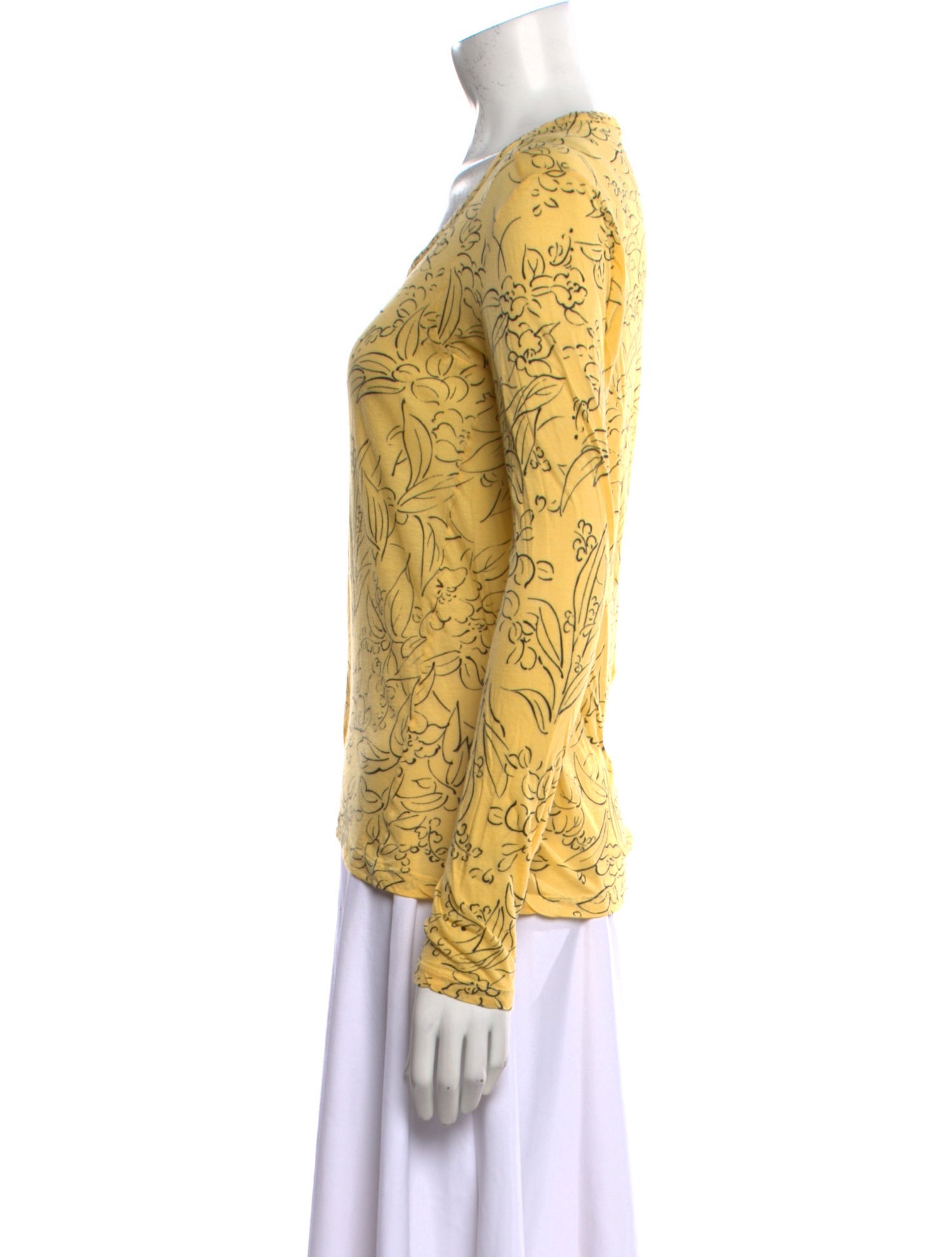 Marni Printed Scoop Neck Top