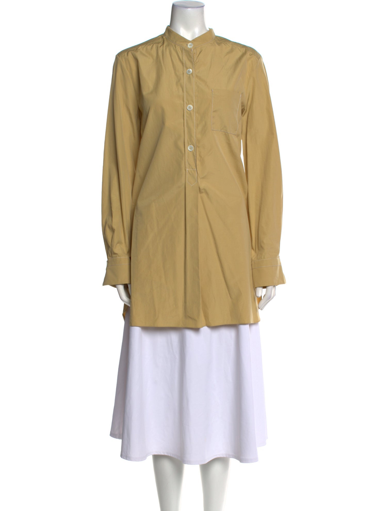 Marni Mock Neck Long Sleeve Tunic