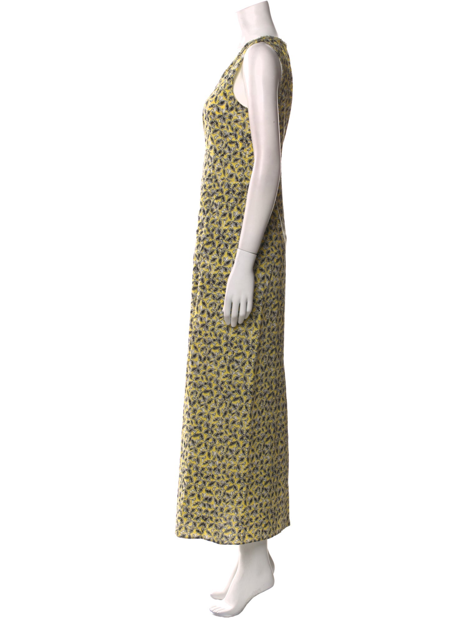 Marni Animal Print Midi Length Dress