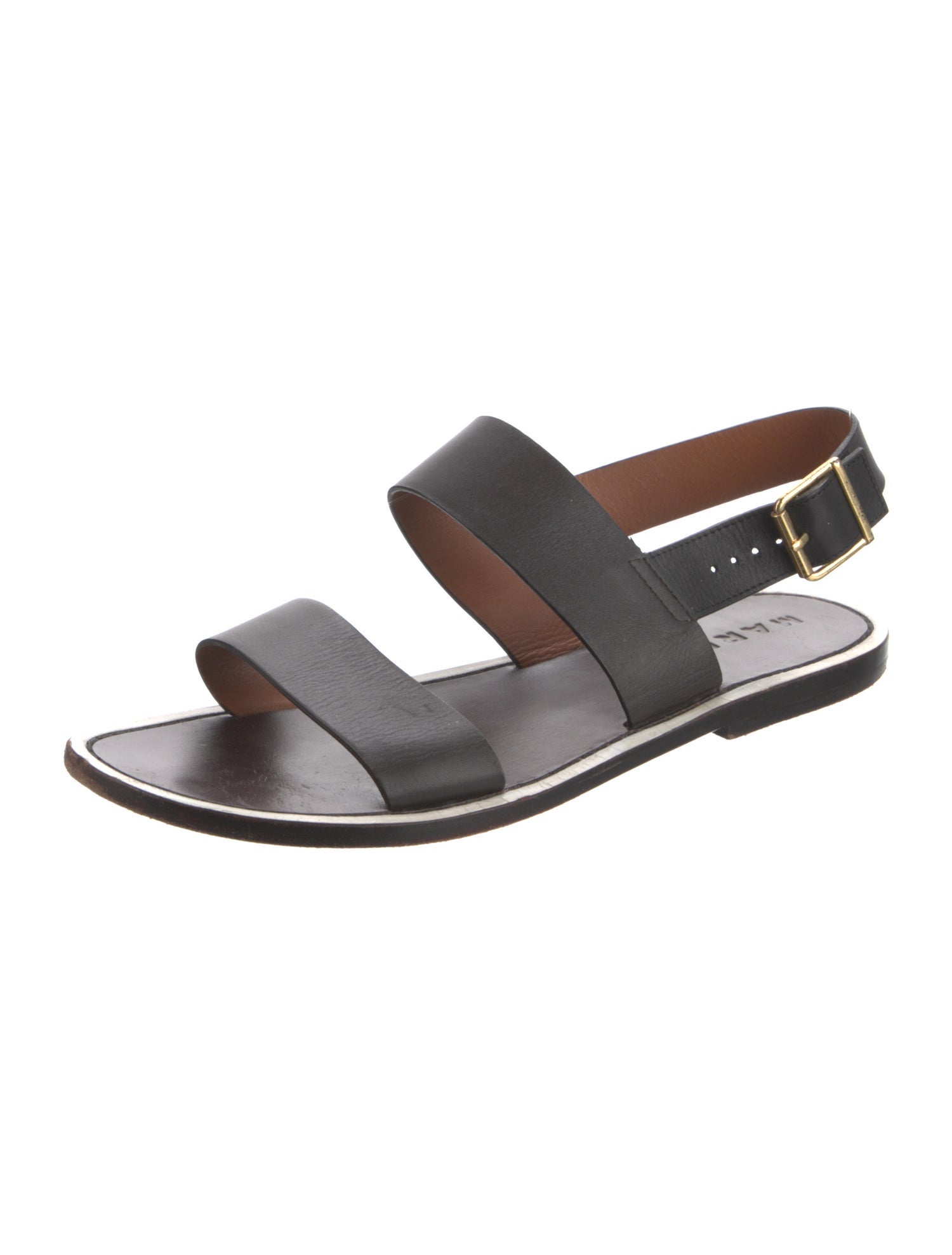 Marni Leather Slingback Sandals