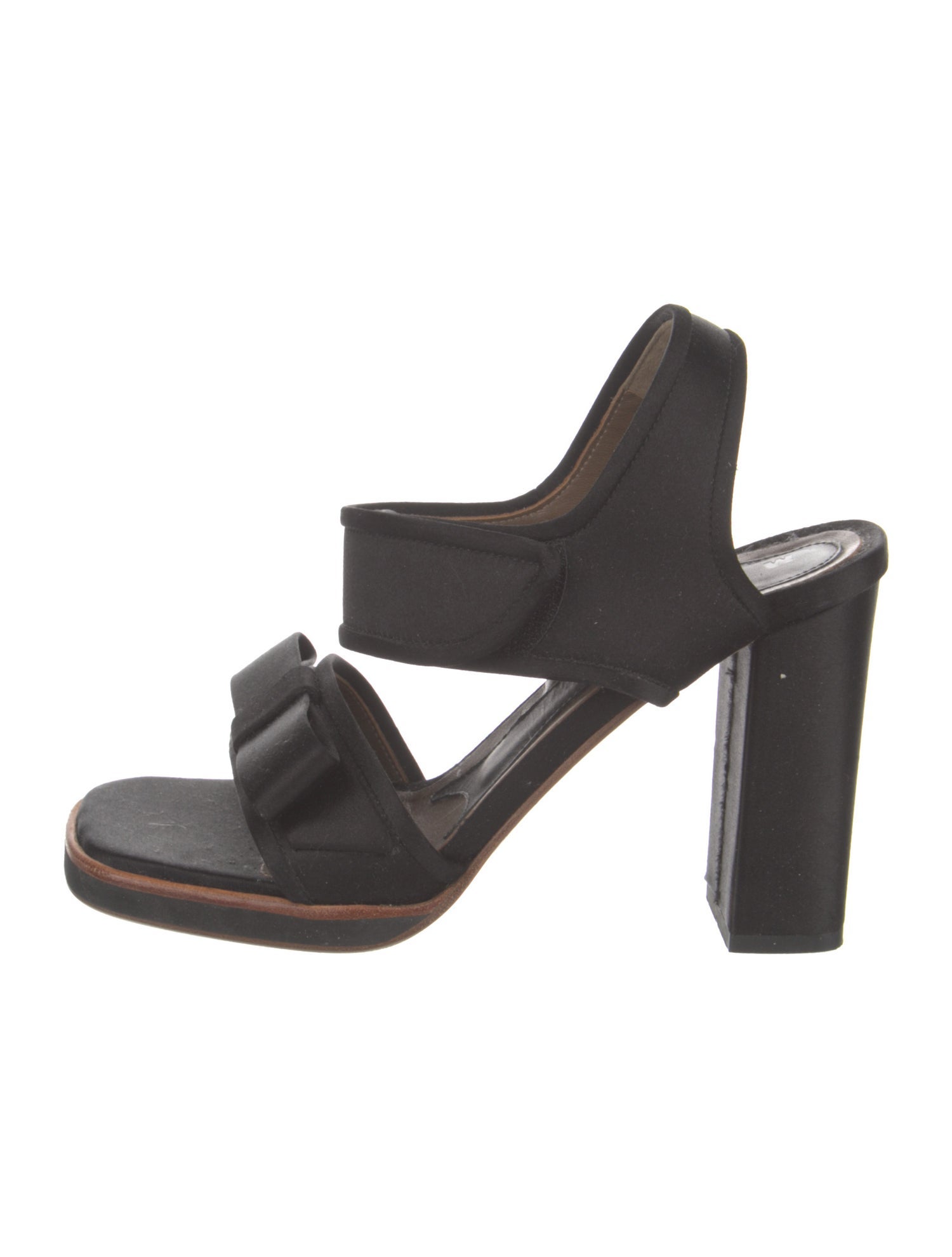 Marni Satin Slingback Sandals