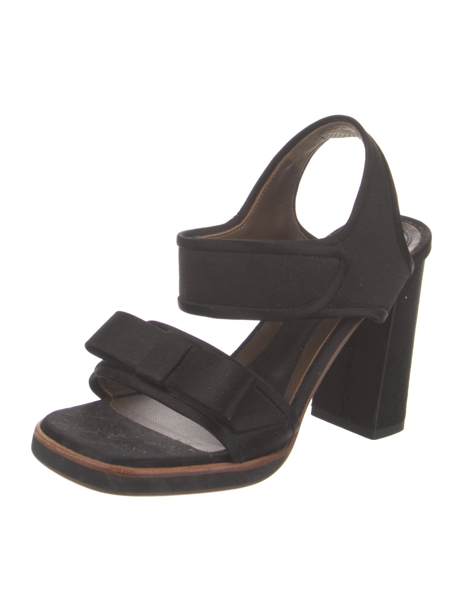 Marni Satin Slingback Sandals