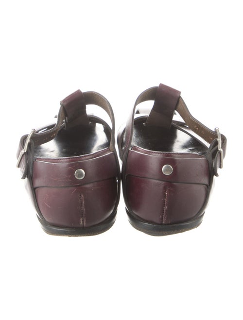 Marni Leather T-Strap Sandals