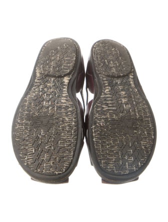 Marni Leather T-Strap Sandals