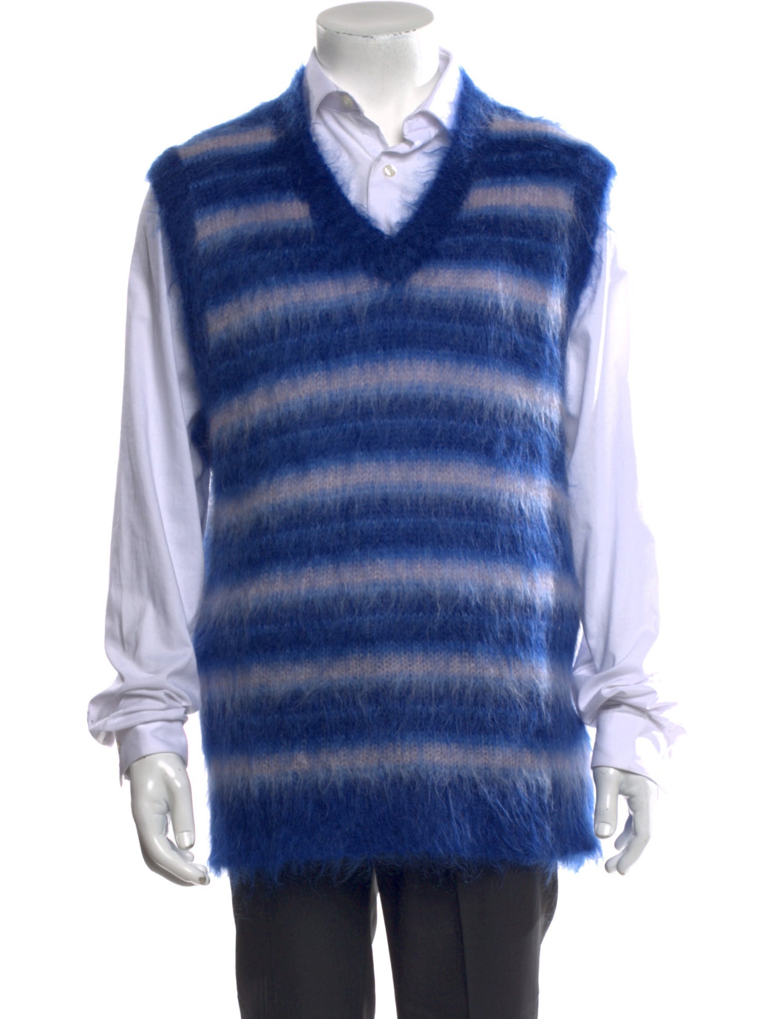 Marni Mohair Striped Sweater Vest